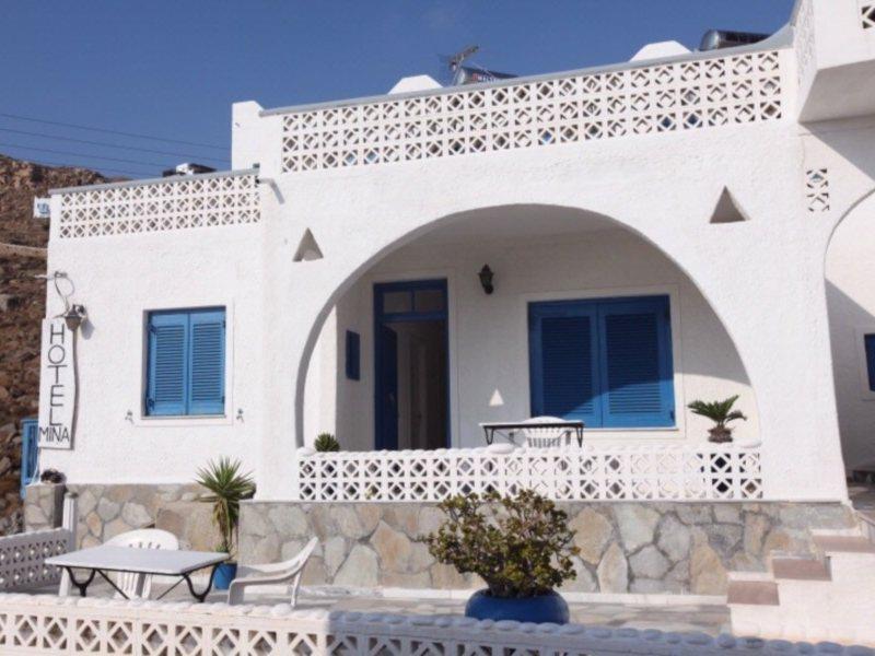 Mina Beach Agios Stefanos  Buitenkant foto